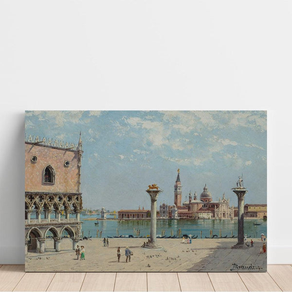 Reproduction of the painting La Place Saint-Marc - Antonietta Brandeis