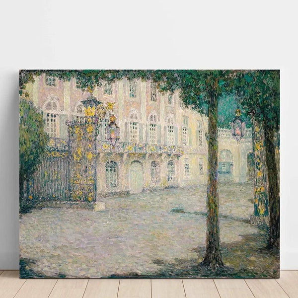 Reproduction of the painting La Place de la Carrière au clair de lune à Nancy