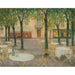 Reproduction of the painting La Place des buveurs d'eau, Aix-les-Bains - Henri Le Sidaner
