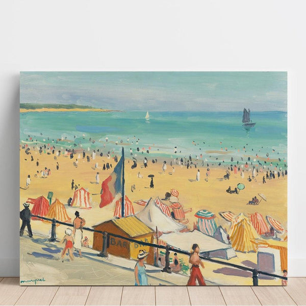 Reproduction of the painting La Plage, Sables d’Olonne - Albert Marquet