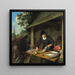La Poissonnière - Adriaen van Ostade — framed artwork on a wall