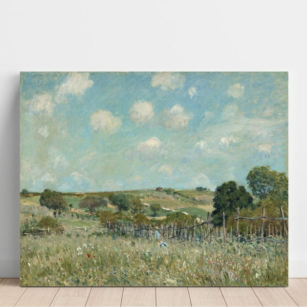 Reproduction of the painting La Prairie - Alfred Sisley