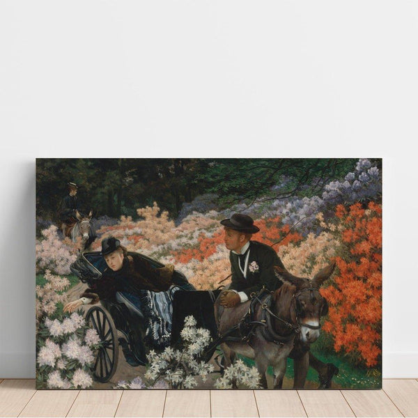 Reproduction of the painting La Promenade du matin - James Tissot