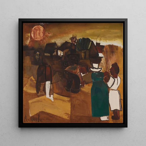 The Harvest - Constant Permeke — framed artwork on a wall
