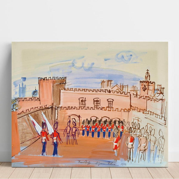 Reproduction of the painting La Relève de la Garde (1933) - Raoul Dufy