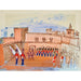 Reproduction of the painting La Relève de la Garde (1933) - Raoul Dufy