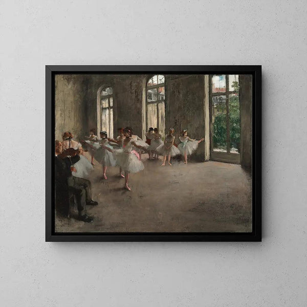 Reproduction of the painting La Répétition - Edgar Degas