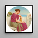 La Réponse - John William Godward — framed artwork on a wall
