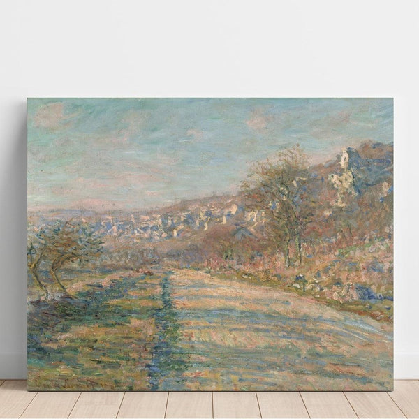 Reproduction of the painting La Route de La Roche-Guyon - Claude Monet