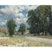 Reproduction of the painting La Route de Marly-le-Roi - Alfred Sisley