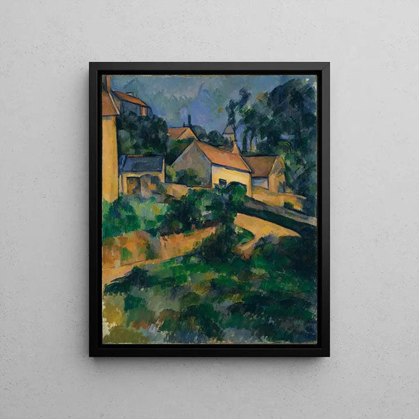 Reproduction of the painting La Route tournante à Montgeroult - Paul Cézanne
