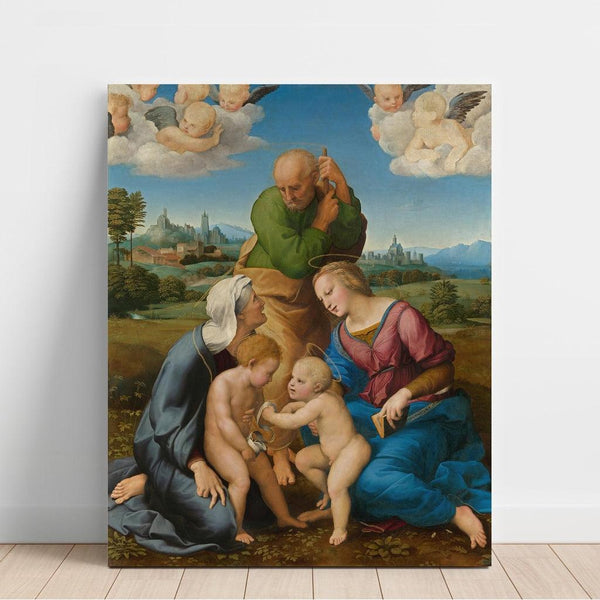 Reproduction of the painting La Sainte Famille Canigiani - Raphael