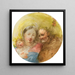 The Holy Family - Giuseppe Bernardino Bison — framed artwork on a wall