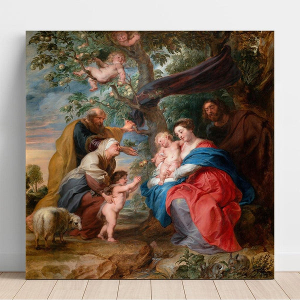 Reproduction of the painting The Holy Family under an apple tree - Peter Paul Rubens