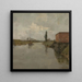 La Schelde à Dendermonde - Albert Baertsoen — framed artwork on a wall