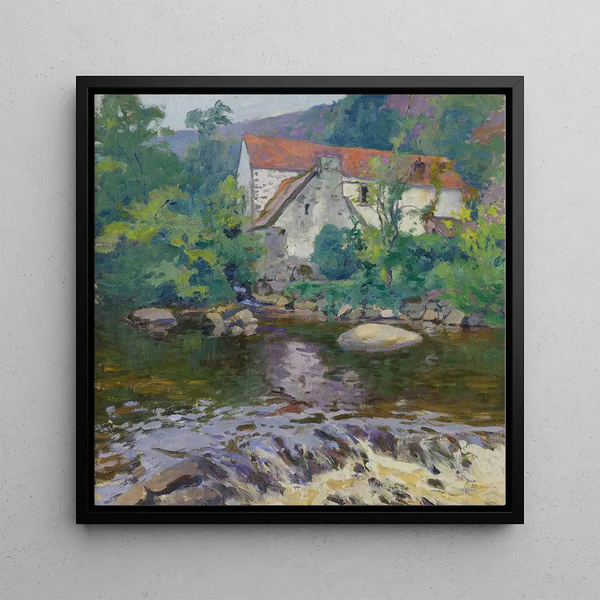 La Sédelle at Moulin Barrat - Paul Madeline — framed artwork on a wall