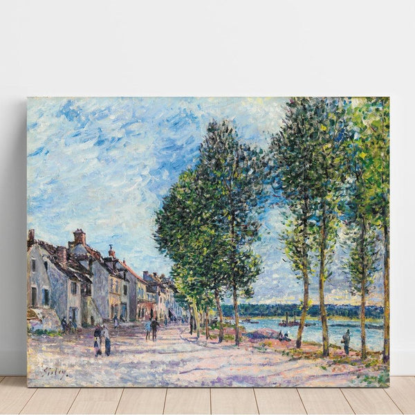 Reproduction of the painting La Seine À Bougival - Alfred Sisley