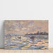 Reproduction of the painting La Seine à Lavacourt, Débâcle - Claude Monet