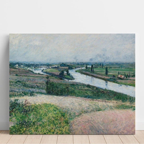 Reproduction of the painting La Seine à la Pointe d'Épinay - Gustave Caillebotte