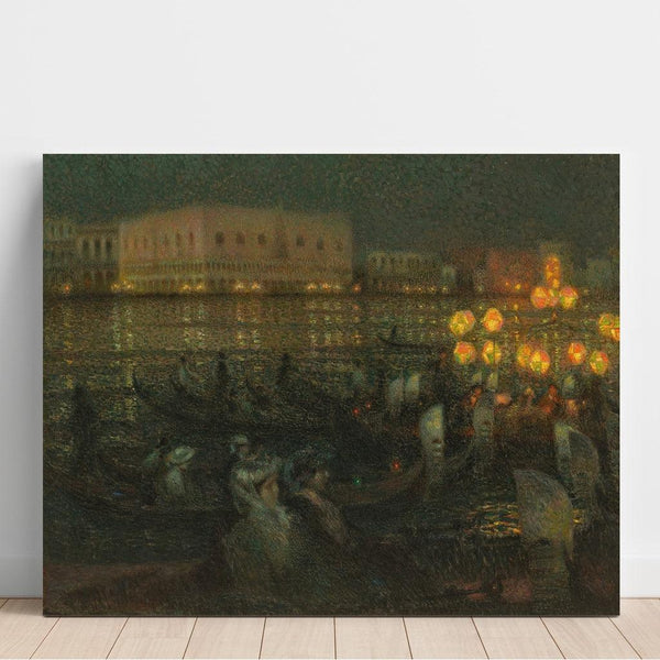 Reproduction of the painting La Sérénade, Venice - Henri Le Sidaner