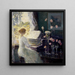 La Sonate - Childe Hassam — framed artwork on a wall