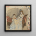 The Artist's Sister, Edma with her Daughter Jeanne - Berthe Morisot — framed artwork on a wall