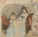 The Artist's Sister, Edma with her Daughter Jeanne - Berthe Morisot — artwork view