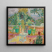 La Terrasse ou Une terrasse à Grasse - Pierre Bonnard — framed artwork on a wall