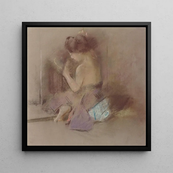 La Toilette - Robert Frederick Blum — framed artwork on a wall
