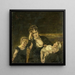 The Widow - Alfred Stevens — framed artwork on a wall