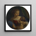 La Vierge à l'Enfant - Angelo Caroselli — framed artwork on a wall