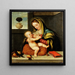 The Virgin breastfeeding the Child - Giovanni Battista Moroni — framed artwork on a wall