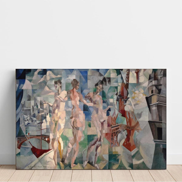 Reproduction of the painting La Ville de Paris - Robert Delaunay
