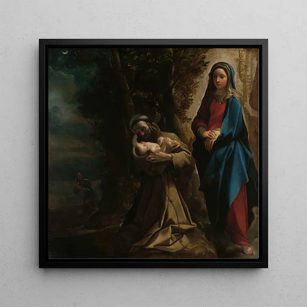 La Vision de Saint François d'Assise - Ludovico Carracci — wall display of the artwork