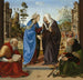 La Visitation avec Saint Nicolas et Saint Antoine abbé - Piero di Cosimo — artwork view