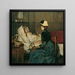 The Visit to the Sick Bed - Ferry Beraton — framed artwork on a wall