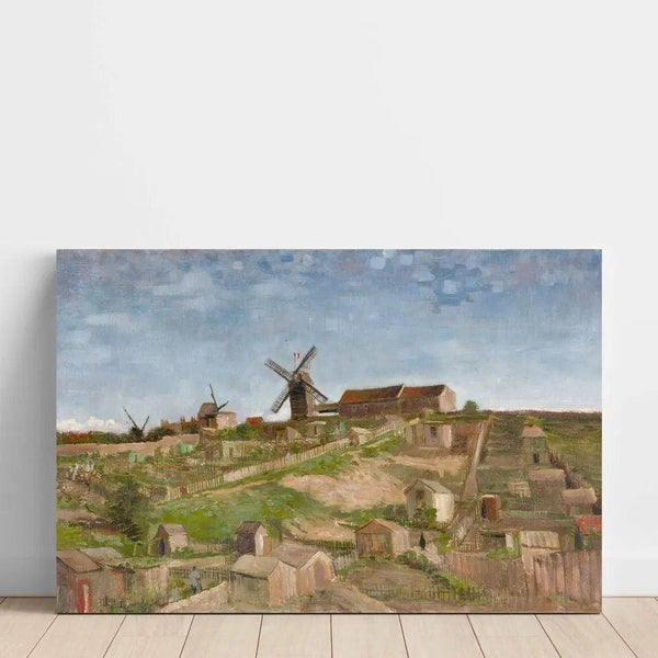 Reproduction of the painting La butte Montmartre - Vincent Van Gogh