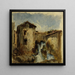 La cascade - Félix Ziem — framed artwork on a wall