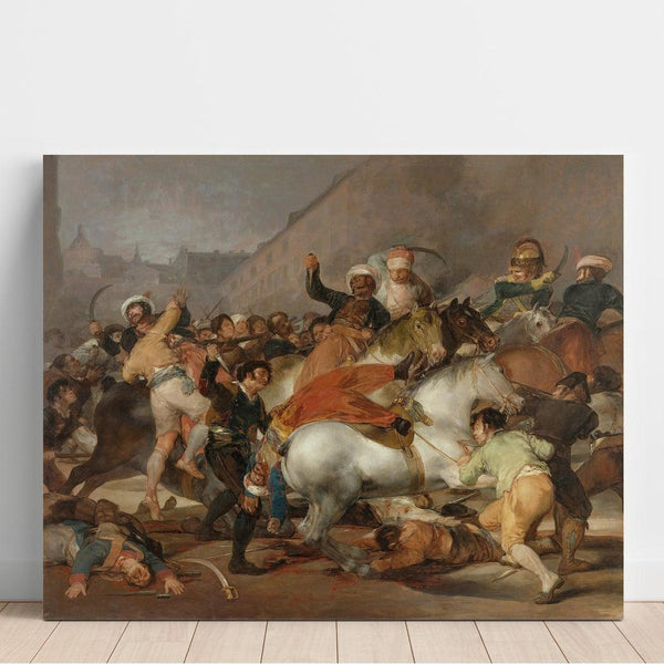 Reproduction of the painting The Charge of the Mameluks - Francisco de Goya