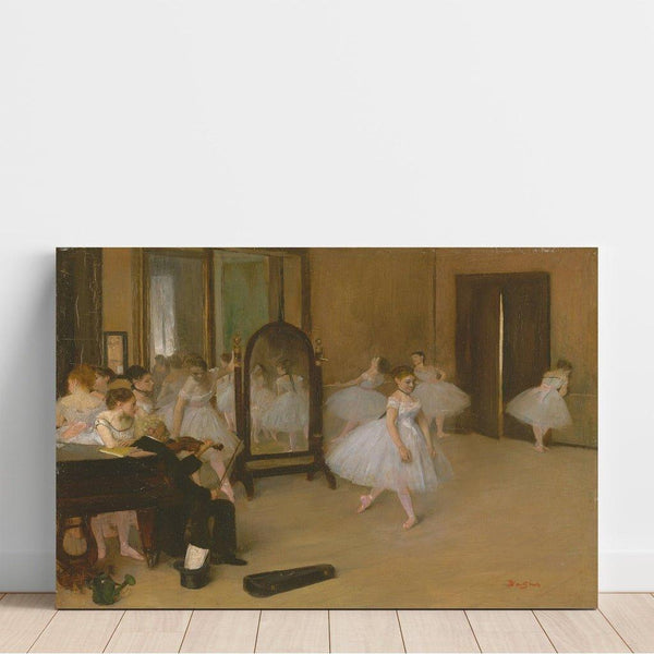 Reproduction of the painting The dance class - Edgar Degas