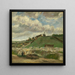 La colline de Montmartre avec carrière de pierre - Vincent van Gogh — framed artwork on a wall