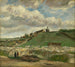 La colline de Montmartre avec carrière de pierre - Vincent van Gogh — artwork view