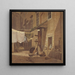 The back courtyard of Charlottenborg Palace - Frederik Sdring — framed artwork on a wall