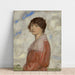 Reproduction of the painting The Lady in Red - Franz von Stuck