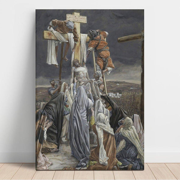 Reproduction of the painting The Descent from the Cross - James Tissot