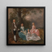 The Gravenor Family - Thomas Gainsborough — framed artwork on a wall