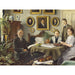 Reproduction of the painting The artist's family - Paul Fischer