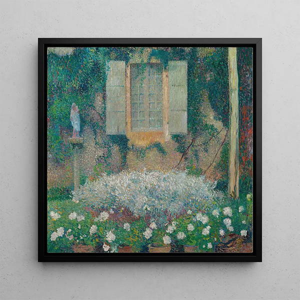 La fenêtre de la cuisine sur le jardin Marquayrol - Henri Martin — framed artwork on a wall
