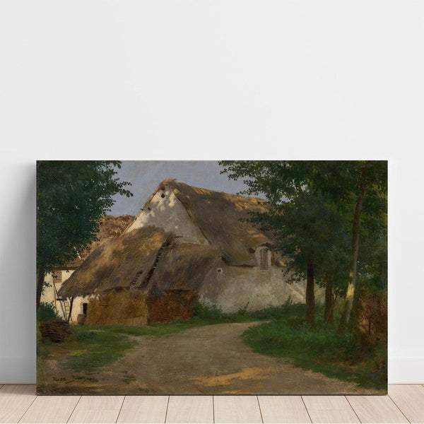 Reproduction of the painting The farm at the entrance of the woods - Rosa Bonheur