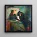 The Sick Girl - Edvard Munch — framed artwork on a wall